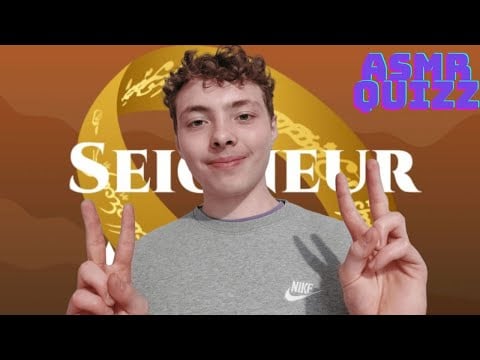 ASMR FR:💍Quizz sur le seigneur des anneaux💍(je suis nul)