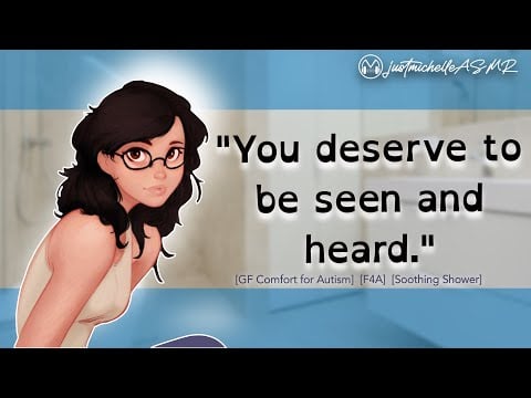 ASMR Roleplay: Unmasking [GF Comfort for Autism], [Running Water], [F4A]