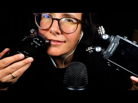 ASMR Best Soft Wet Mouth Sounds 👄 Tascam vs. Blue Yeti vs. Tascam (3 Hour+ Compilation)