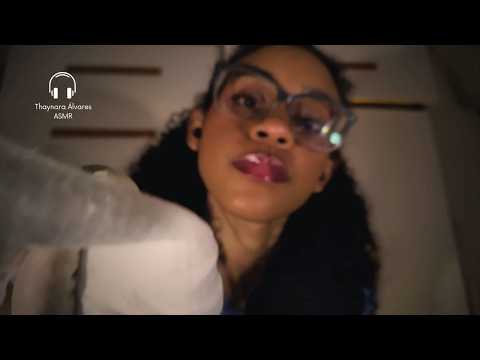 ASMR Limpeza de pele + Extração de cravos + Atenção delicada