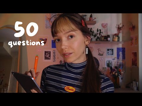 ASMR | 50 questions personnelles et spécifiques pour apprendre à te connaître