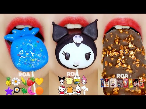 ASMR MUKBANG Emoji Food Challenge 이모지 먹방 10 Minute Eating Sounds for Sleep Relaxing & Satisfying