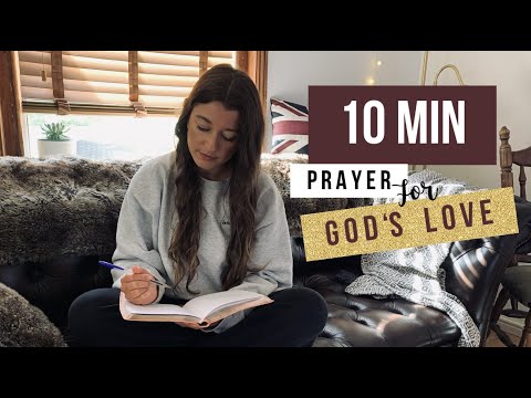 10 MIN DAILY PRAYER FOR GOD’S LOVE ❤️ | christian meditation John 3:16, asmr | holy spirit power