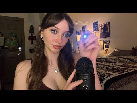 ASMR Follow My Instructions For Sleep (Light Triggers, Praise, Focus)