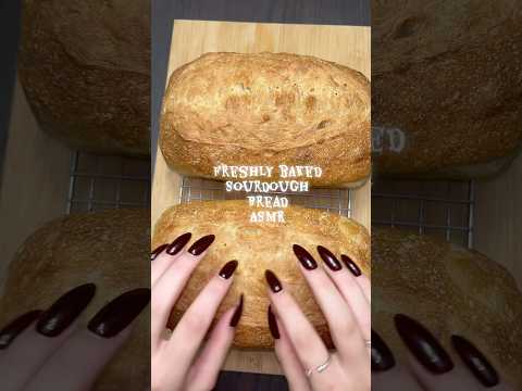 Sourdough Bread ASMR🥖 #asmr #asmrtriggers #sourdough #visualtingle #asmrfood