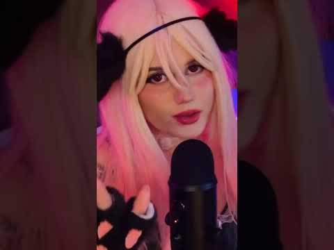 🌙 ASMR CatGirl Maid Purring And Scratching 💗 relaxing video (full on my channel)