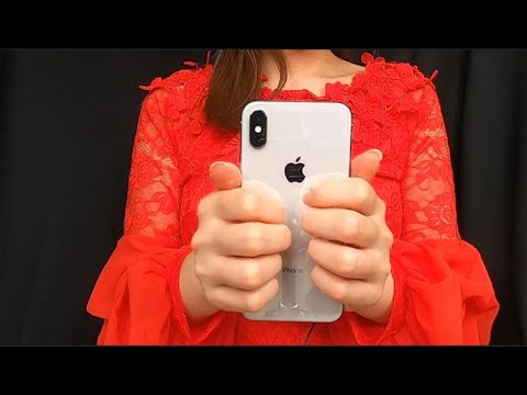 【ASMR】iPhoneをネイルタッピング/高速/nail tapping/音フェチ/無言/no talking/