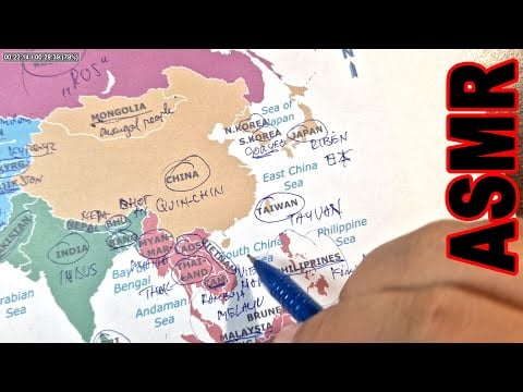ASMR: How Every ASIAN Country Got Its Name (ASMR Whispered Etymology)