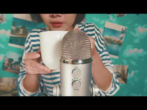 ASMR Relaxing Green Tea, Lemon Tea ( Tea Sounds)| ASMR Huyen