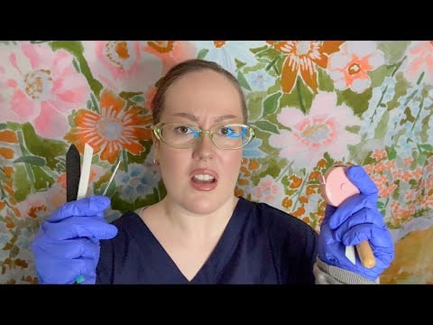 ASMR | Rude School Nurse Experiments On Your Non-Human Ears - Weird Tools, Ear Cupping, Soft Spoken
