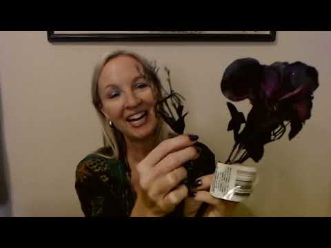 ASMR | Making Halloween & Beetlejuice Wreaths (Whisper)