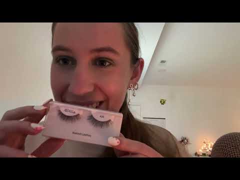 ASMR Testing Out My Prom Makeup *gone slightly ugly*