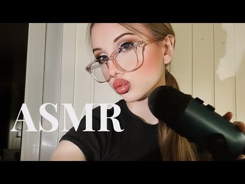 ASMR SPIT PAINTING 🩵💦 | АСМР МАКИЯЖ СЛЮНКОЙ ( звуки рта, визуальные триггеры )
