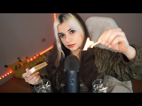 ASMR MATCH LIGHTING & EXTINGUISHING IN WATER 🔥 | ELISABETEXO