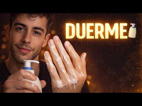 ASMR Masaje con Crema 🧴 + Mouth Sounds (DUERME EN MINUTOS) 😴