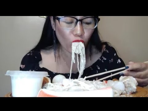 PASTA CARBONARA MUKBANG:Life in America 🇺🇸