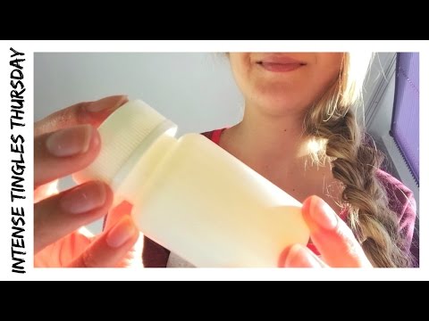 Binaural ASMR ♥ Ear to Ear Pill Bottle Sounds