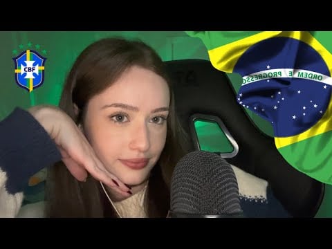 |ASMR| Sussurrando os nomes dos jogadores do BRASIL convocados pra COPA! #vemhexa 🇧🇷😛