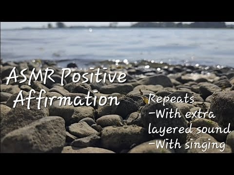 ASMR Whispered Positive Affirmation (with layered sounds)