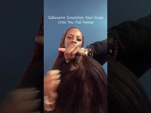 ASMR 💆🏽‍♀️ Relaxing Scalp Scratching with Nails #scalpmassage #satisfyingvideo