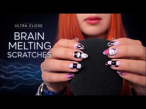 ASMR Brain Melting Mic Scratching 🧡