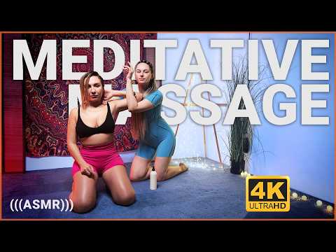 Meditative Shoulders Massage by Anna to Dayna | Calming ASMR Shoulder Massage for Stress Relief