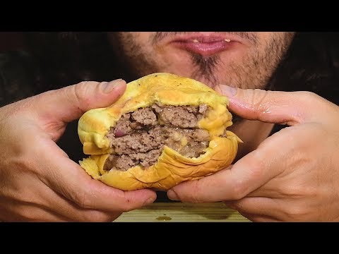 ASMR TRIPLE SMASH BURGER * CHEESY MESSY EXTREME SOFT EATING SOUNDS * 먹방