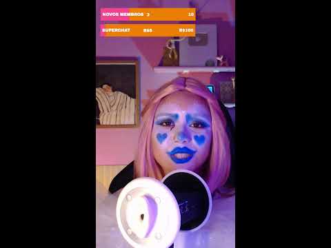asmr de dia das bruxas 🎃🤡👻#BellaWeen (asmr ao vivo!)