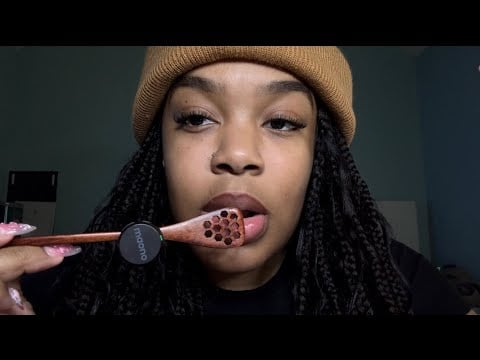ASMR | Honey Spoon Mouth Sounds 🍯 | brieasmr