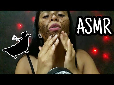 ASMR SKIN CARE - MASSAGEM FACIAL, SONS DE BOCA, SONS DE ÁGUA