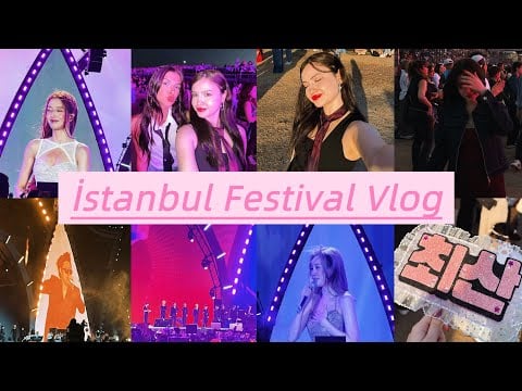 İstanbul Festivali Vlog / Eunbi,Ateez,Sunmi,Monsta X, Crush…