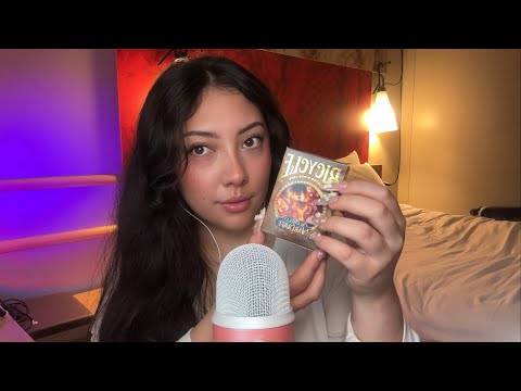 ASMR haul in my hotel room