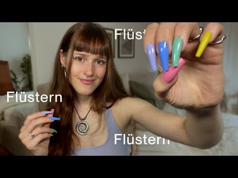 Positive Affirmations for good Sleep 🌈 german whispering