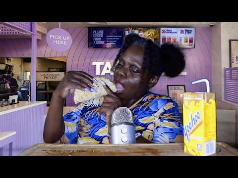 Taco Bell Gordita ASMR Eating Sounds