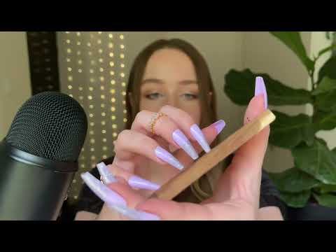 *one minute asmr* fast not aggressive tapping