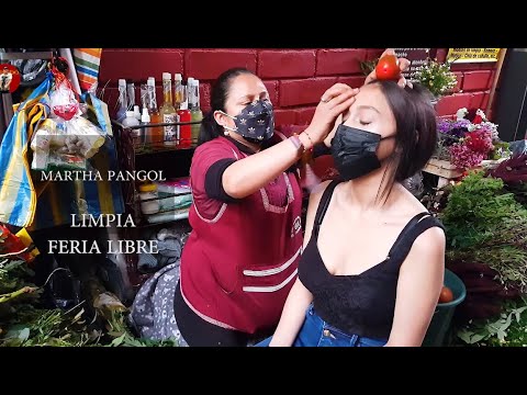 MARTHA ♥ PANGOL , OLD SCHOOL SPIRITUAL CLEANSING, MARKET LIMPIA (Feria Libre Cuenca), ASMR