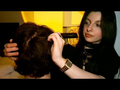 ASMR Real Person Hair & Scalp Check 