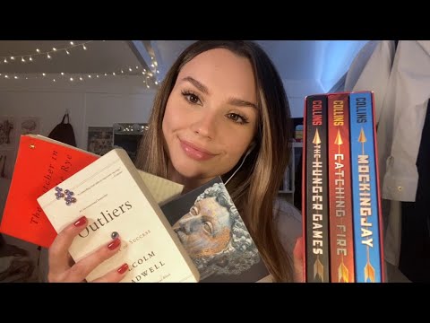 ASMR | book sounds 📖(tapping, tracing, page-flipping, page-turning) ~no talking~