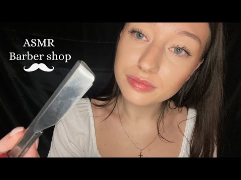 ASMR FRANCAIS - ROLEPLAY Barbier/Barbershop (ciseaux, brossage, soin...)🧔🏻