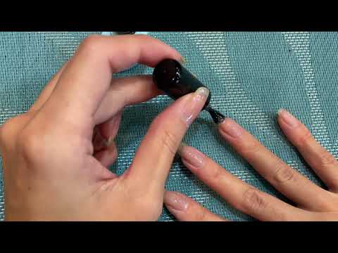 ASMR Nail Polish Removal & Gel Clear Coat Application 💅