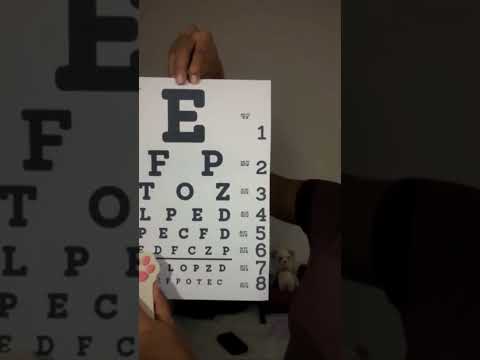 ASMR Consulta Oftalmológica | Teste de Visão + Luz nos Olhos
