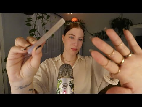 ASMR Deep Meditation & Affirmations 🌊 Visual Triggers | Rain → Echo