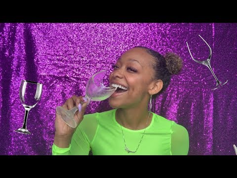 ASMR | EATING EDIBLE GLASS (PRANK)