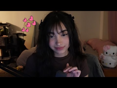 ASMR 💗 Soft Spoken Ramble (Comfort Talk + Mic Brushing)