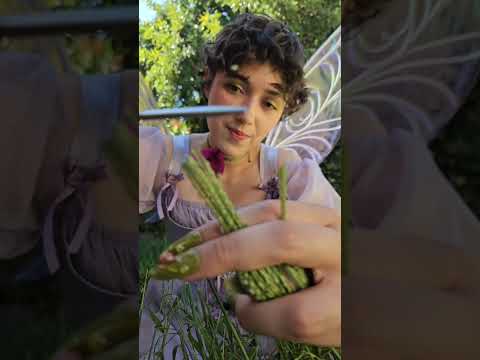 Your Hair is Grass 🍃 #asmr #fairy #asmrhaircut