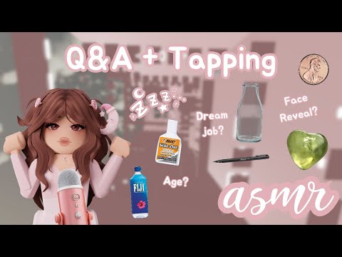 ꒰ Roblox ASMR 🎀 ꒱ 300 Subscribers Q&A! ♡ Assorted Triggers 💗💭 𝜗𝜚 ˎˊ˗