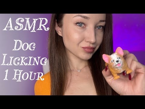 ASMR 1 Hour Dog Licking (No Talking, Deep Sleep)