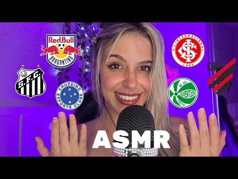 ASMR SUSSURRANDO NOMES DE TIMES MAS O EFEITO QUE ESCOLHE