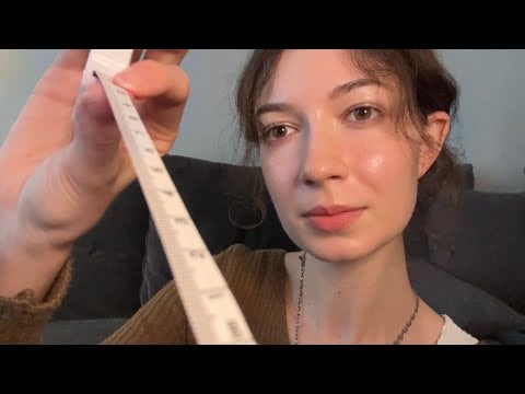 ASMR amateur artist measures you for a sculpture (soft spoken)