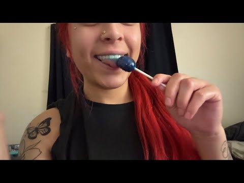 ASMR lollipop & mouthsounds 🍭